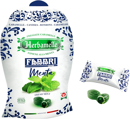 Herbamelle Menta Fabbri 75g