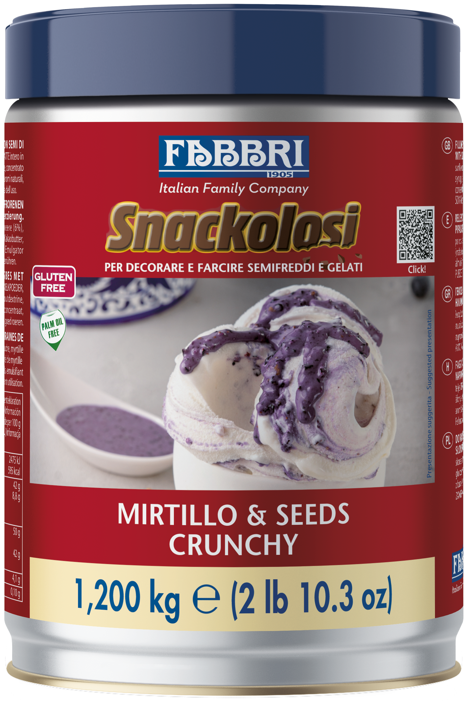 Snackolosi Crunchy Myrtille Et Graines