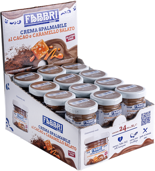 Pate à Tartiner Cacao et Caramel Sale - pots 30g