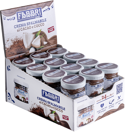 Pate à Tartiner Cacao et Coco - pots 30g