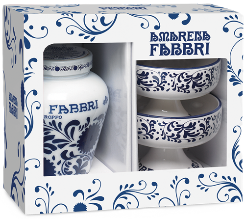 Coffret Amarena + 2 Coupes Ceramique